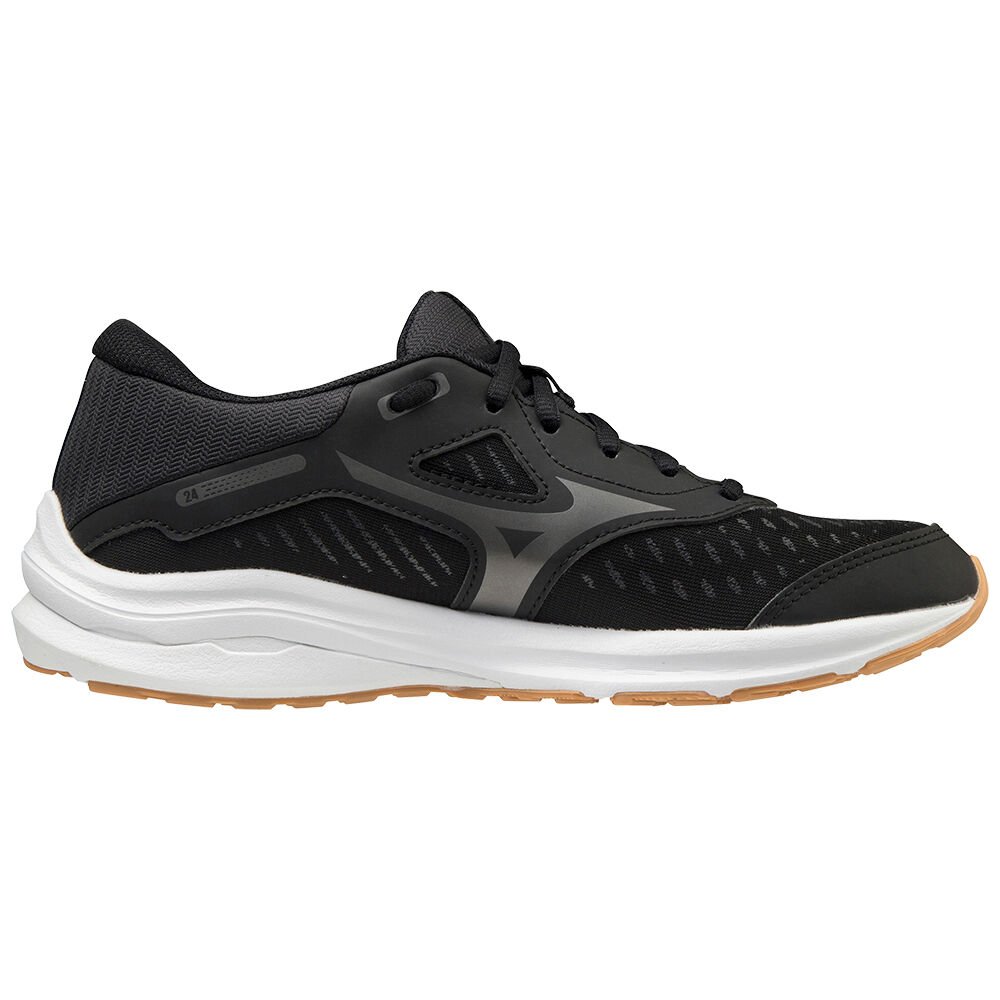 Mizuno Wave Rider 24 Löparskor Dam Svarta Grå | 823740XGW