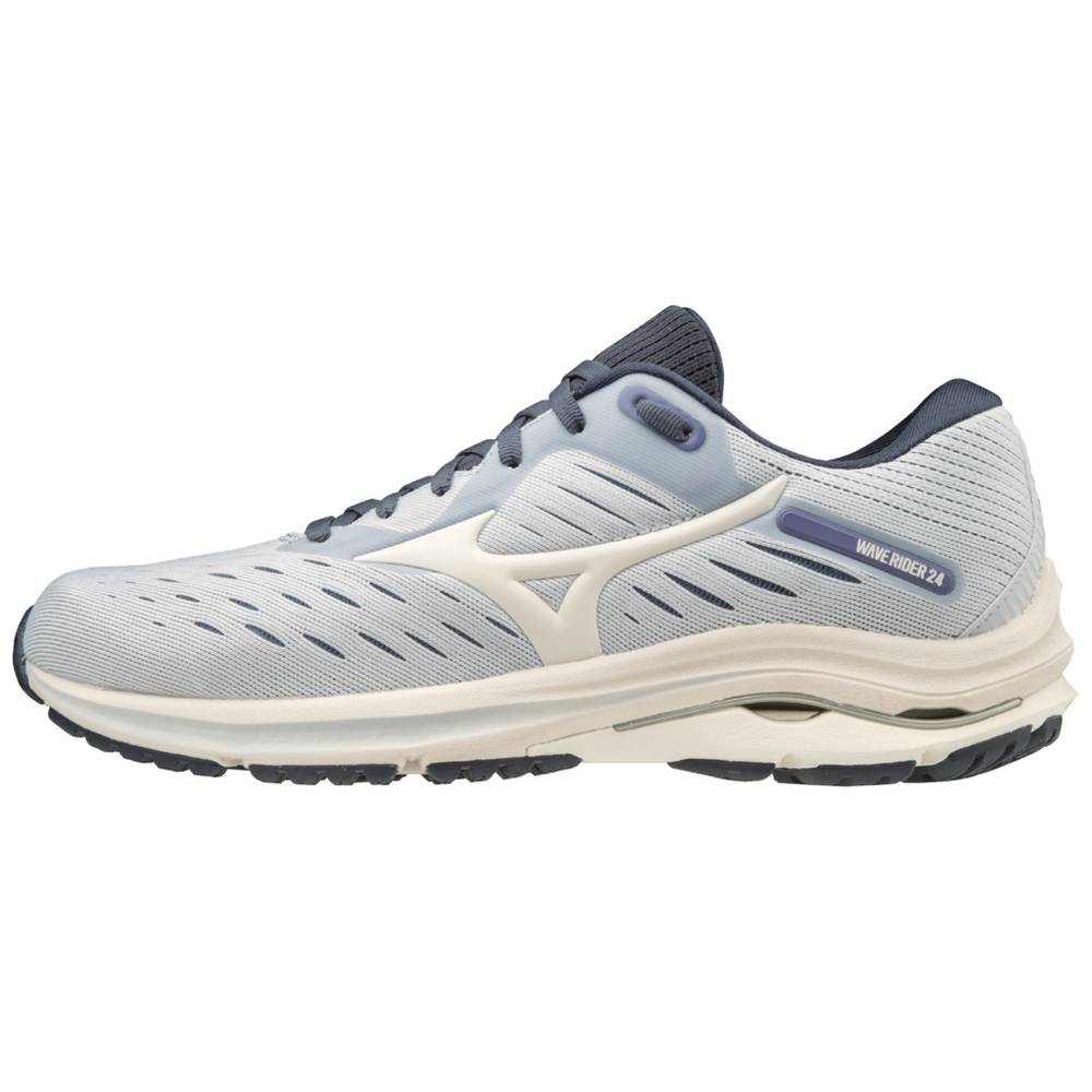 Mizuno Wave Rider 24 Löparskor Dam Vita Lila | 124785YOP