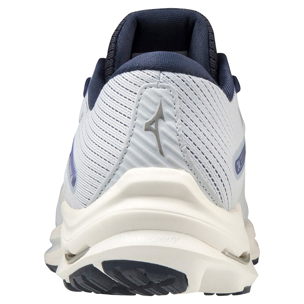 Mizuno Wave Rider 24 Löparskor Dam Vita Indigo | 427681REJ