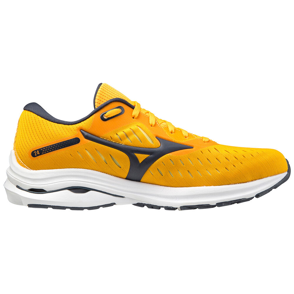 Mizuno Wave Rider 24 Löparskor Herr Gula | 216895JBN