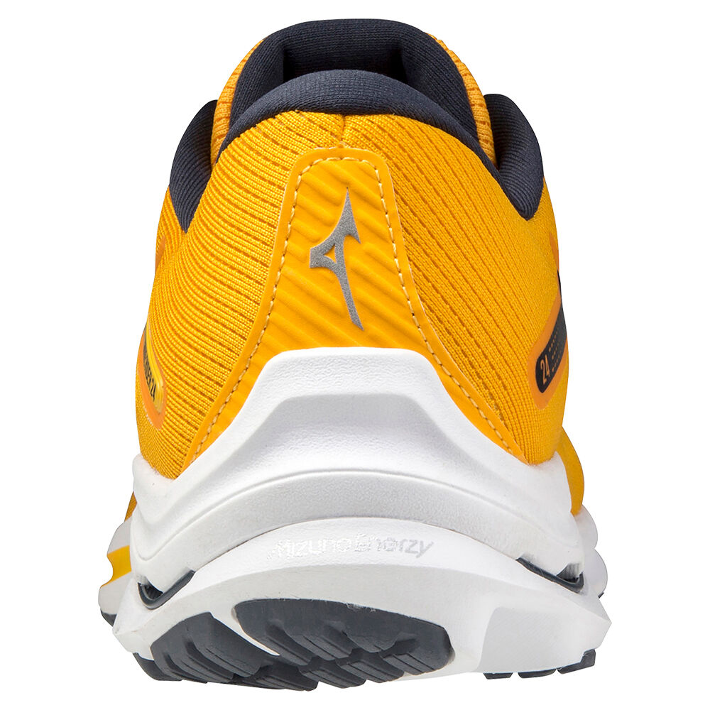 Mizuno Wave Rider 24 Löparskor Herr Gula | 216895JBN