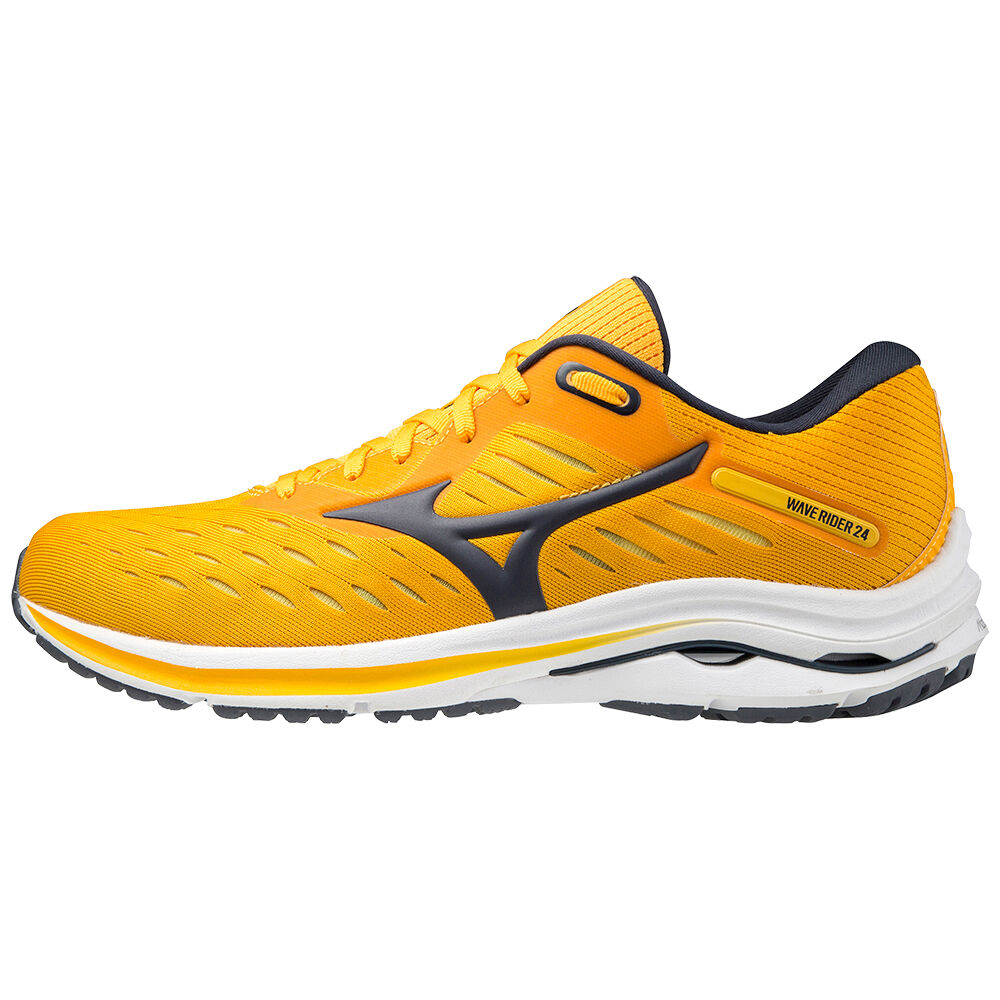 Mizuno Wave Rider 24 Löparskor Herr Gula | 216895JBN