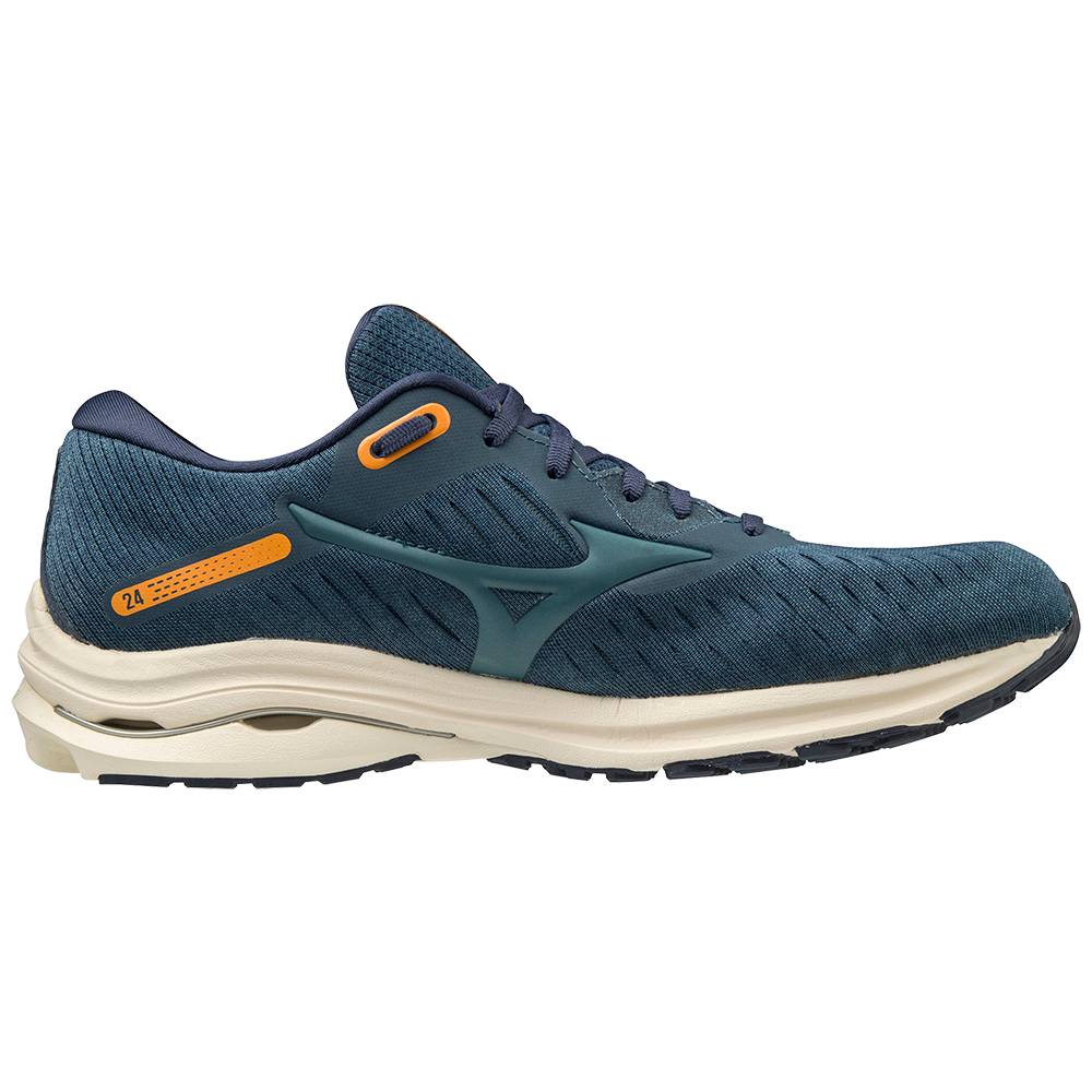 Mizuno Wave Rider 24 Löparskor Herr Indigo | 730825PBE