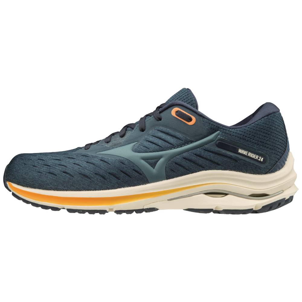 Mizuno Wave Rider 24 Löparskor Herr Indigo | 730825PBE