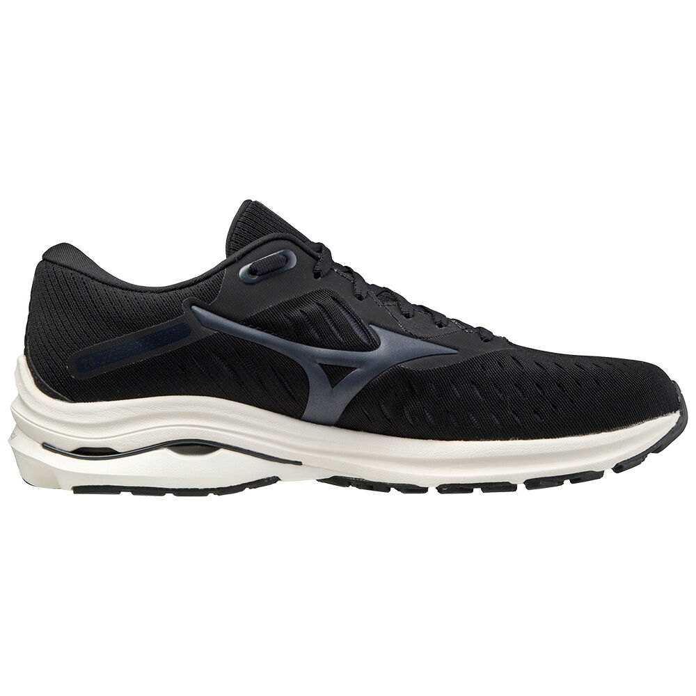 Mizuno Wave Rider 24 Löparskor Herr Svarta Marinblå Vita | 473982ZUG