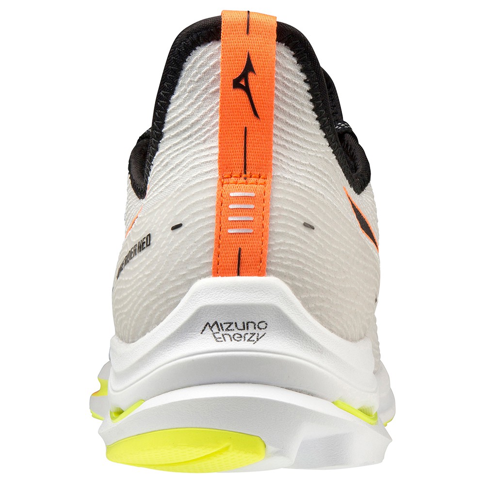 Mizuno Wave Rider Neo Löparskor Herr Vita Svarta Orange | 608745RKI