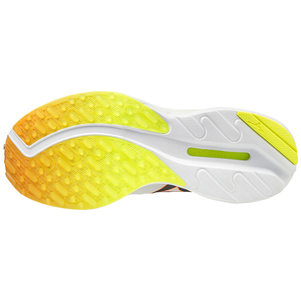 Mizuno Wave Rider Neo Löparskor Herr Vita Svarta Orange | 608745RKI