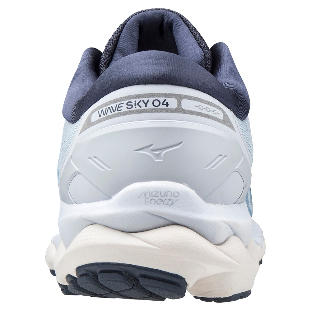 Mizuno Wave Sky 4 Löparskor Dam Vita Indigo | 278930ZLF