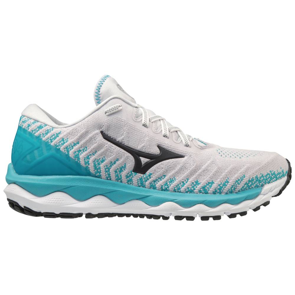 Mizuno Wave Sky 4 WAVEKNIT Löparskor Dam Vita Blå | 124689LQV