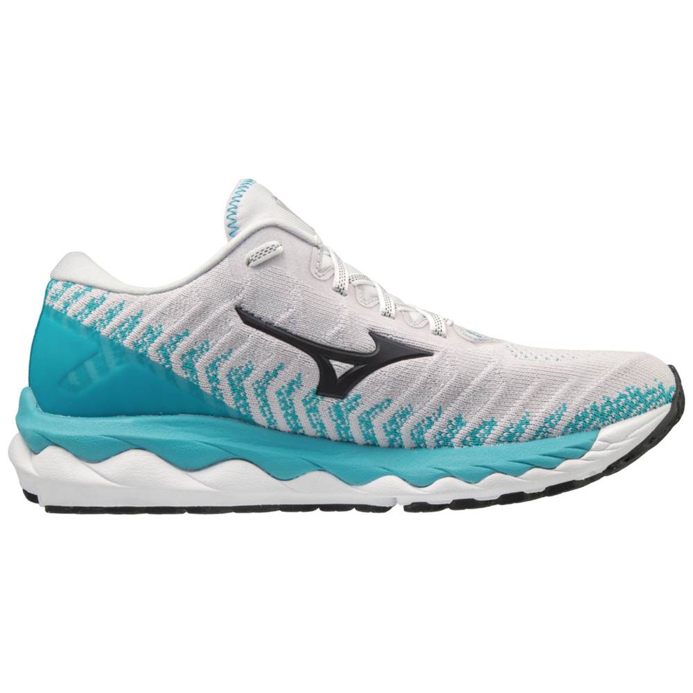 Mizuno Wave Sky 4 WAVEKNIT Löparskor Dam Vita Blå | 124689LQV