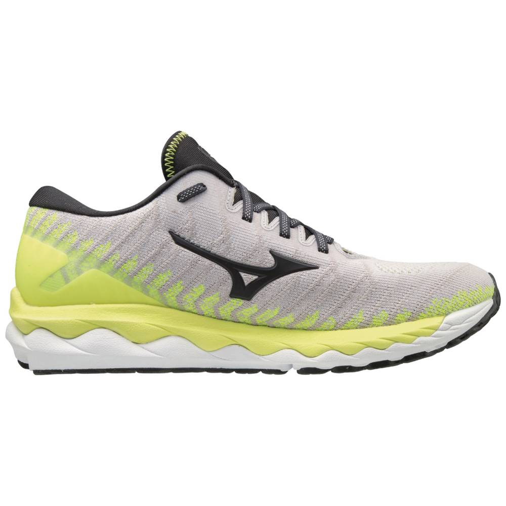 Mizuno Wave Sky 4 WAVEKNIT Löparskor Herr Vita Gula | 850341QHJ