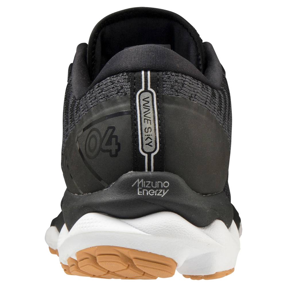 Mizuno Wave Sky 4 WAVEKNIT Löparskor Herr Mörkgrå | 890147IYL