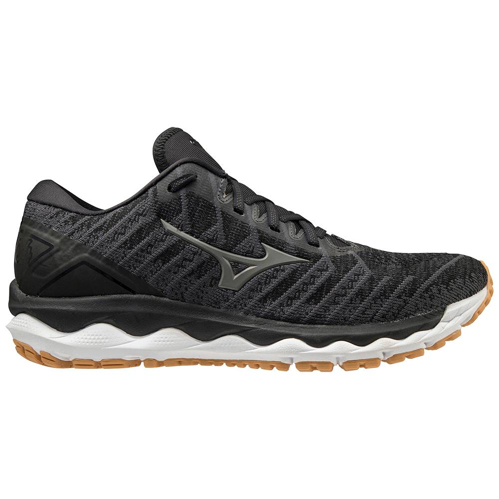 Mizuno Wave Sky 4 WAVEKNIT Löparskor Herr Mörkgrå | 890147IYL