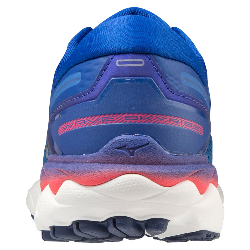 Mizuno Wave Skyrise Löparskor Dam Blå Rosa | 087941TJD