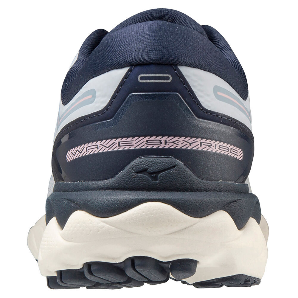 Mizuno Wave Skyrise Löparskor Dam Marinblå Vita | 476120VKJ