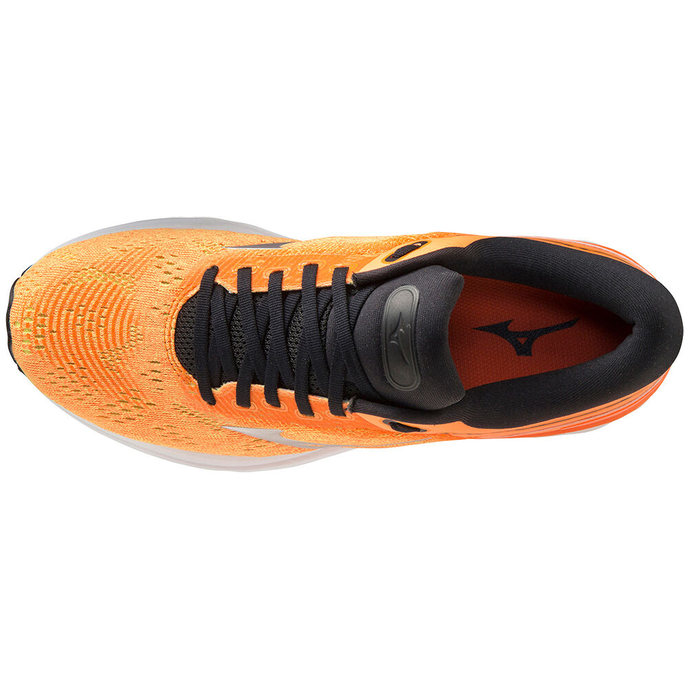 Mizuno Wave Skyrise Löparskor Herr Orange Svarta | 406289ORB