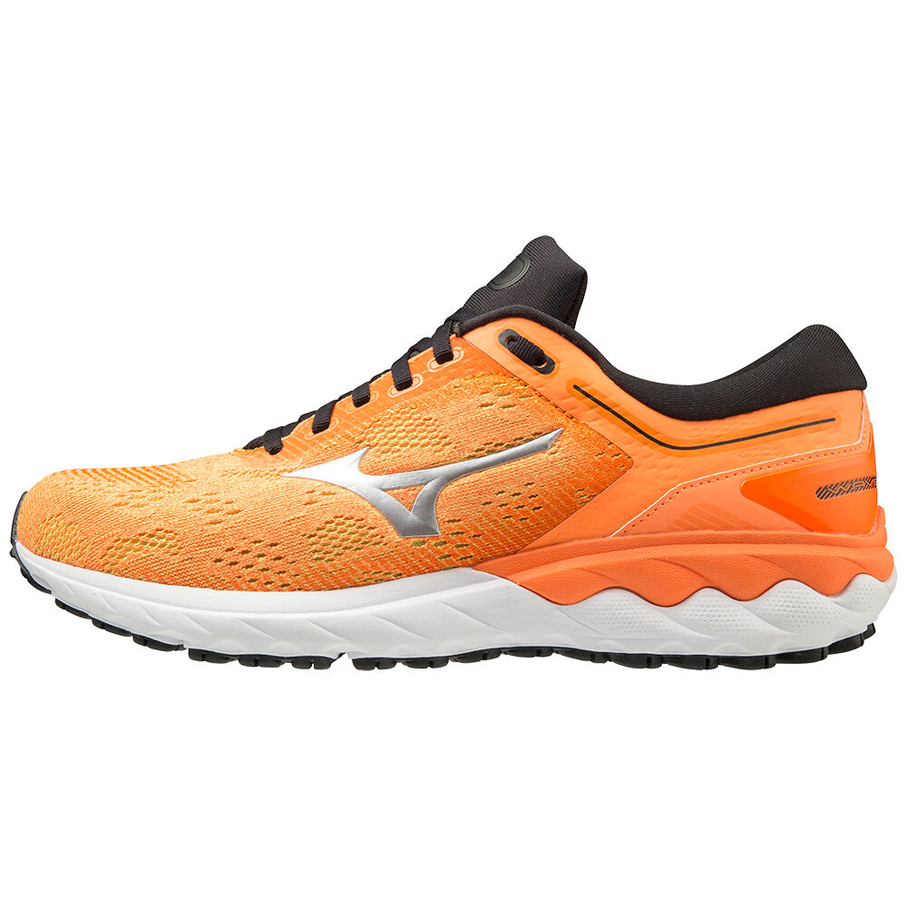 Mizuno Wave Skyrise Löparskor Herr Orange Svarta | 406289ORB