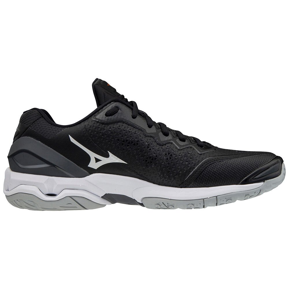 Mizuno Wave Stealth V Handbollsskor Dam Svarta Vita | 230841ICV