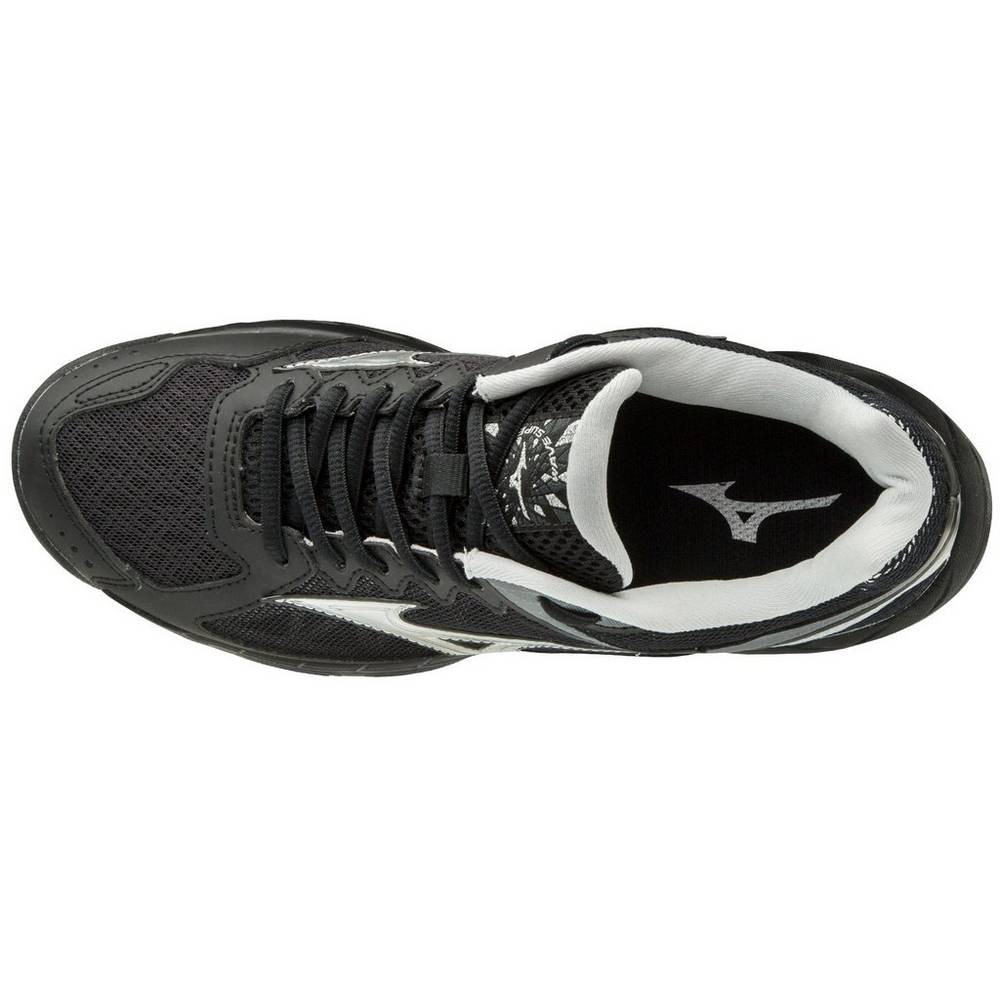 Mizuno Wave Supersonic Volleybollskor Dam Svarta Silver | 085439KQC