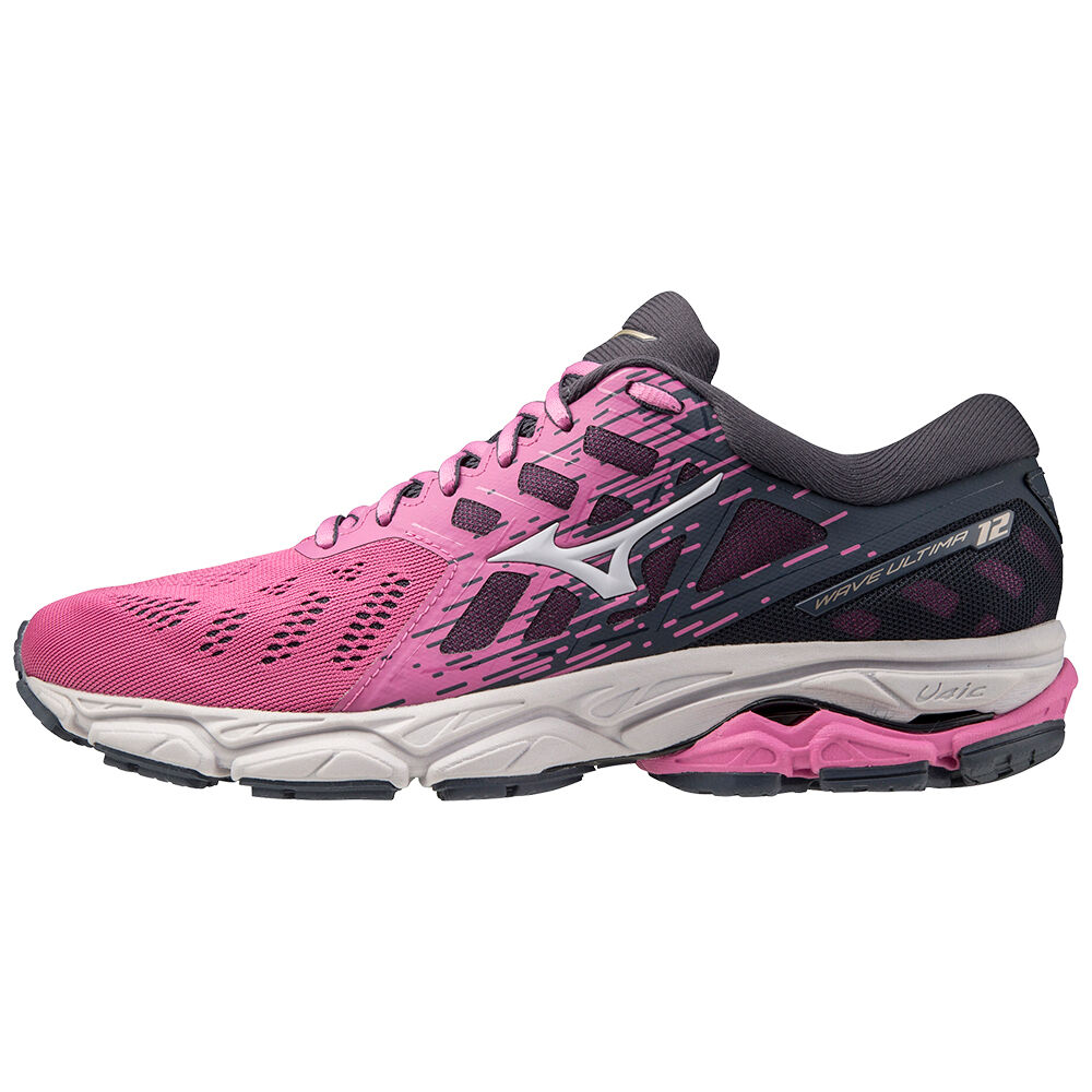 Mizuno Wave Ultima 12 Löparskor Dam Rosa Vita Marinblå | 019328WEM