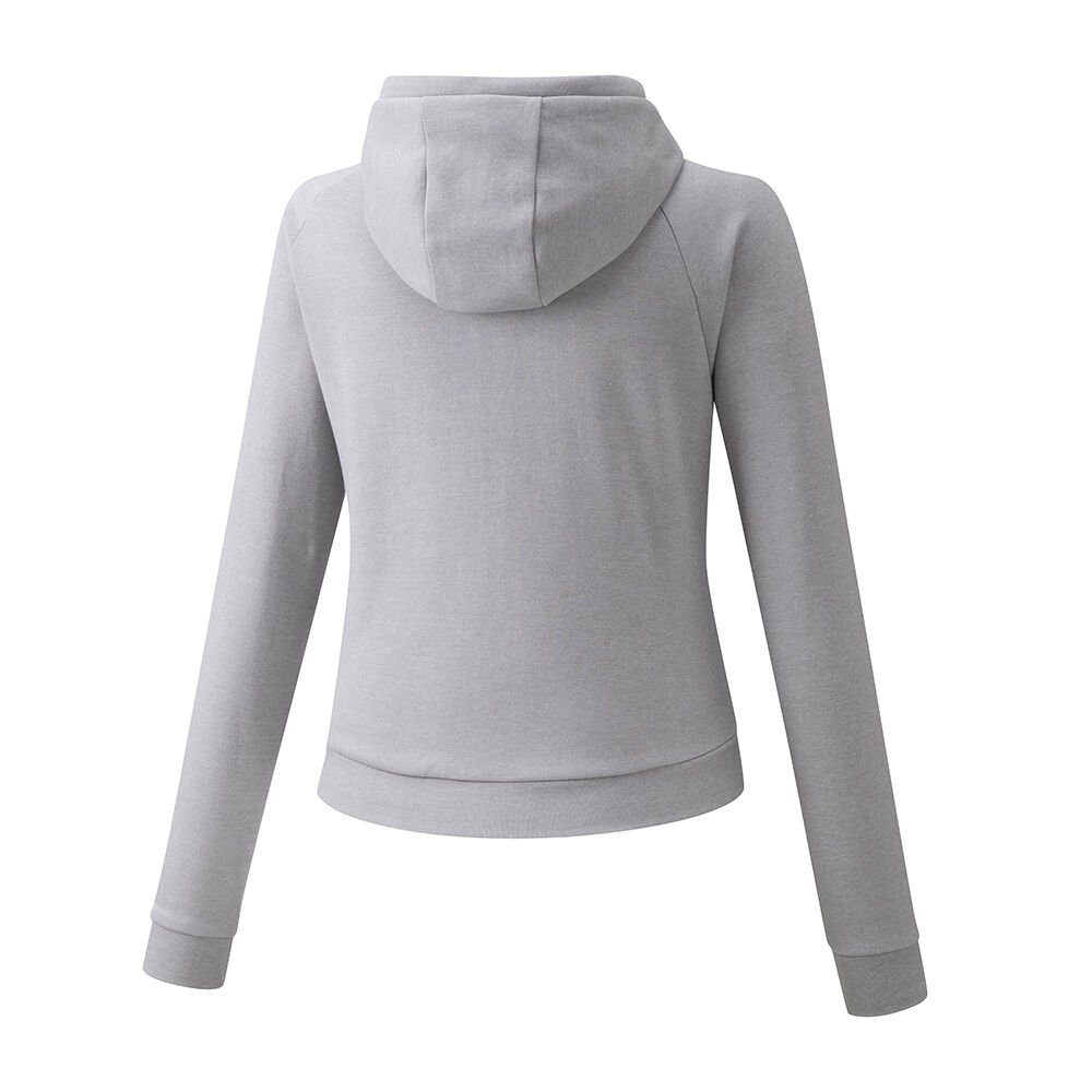 Mizuno Zip Hoodie Dam Grå | 768415ICK