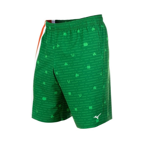 Mizuno 10" Printable Shorts Herr Gröna | 356149YGJ