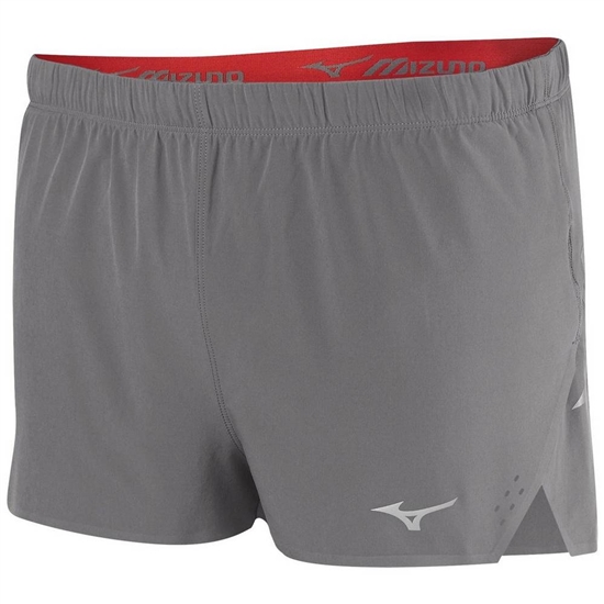 Mizuno Aero 1.5" Split Shorts Herr Grå | 829576GLF