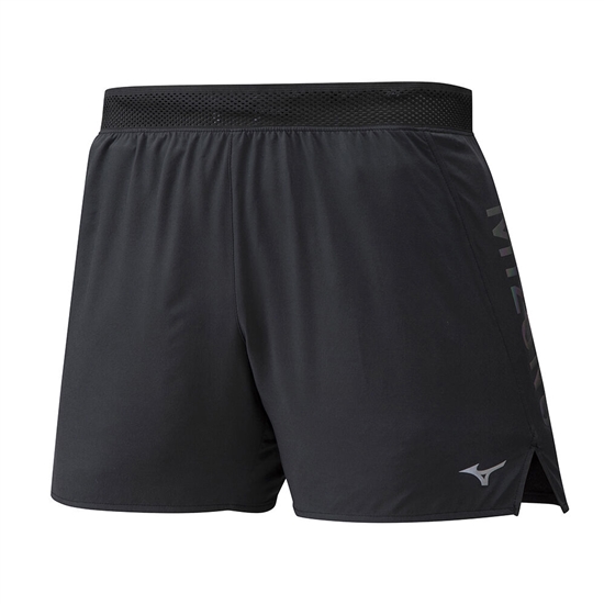 Mizuno Aero 4.5 Löpar Shorts Herr Svarta | 352694INY