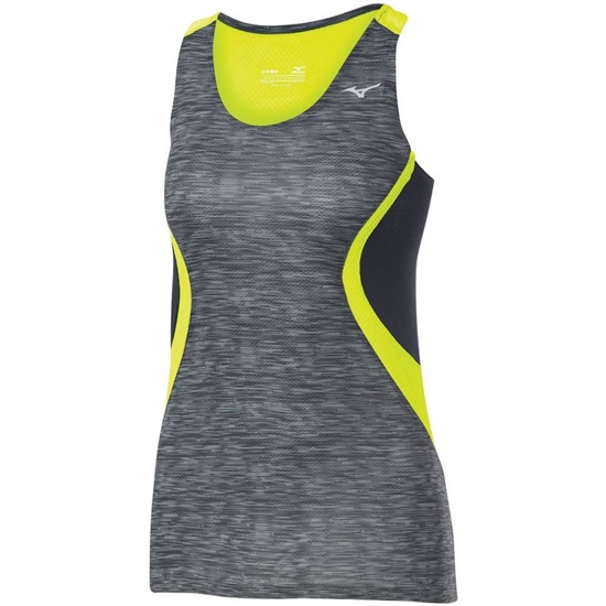 Mizuno Aero Löpar Tank Tops Dam Svarta | 147239NTW