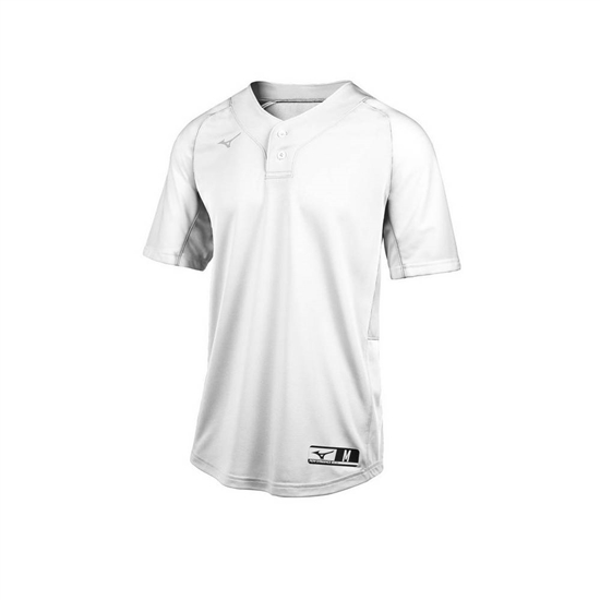 Mizuno Aerolite 2-Button Baseball Jersey Herr Vita | 253701PIM