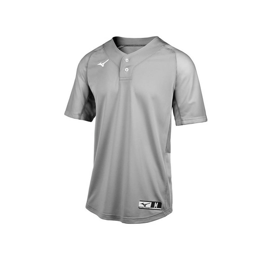 Mizuno Aerolite 2-Button Baseball Jersey Herr Grå | 743156NHF