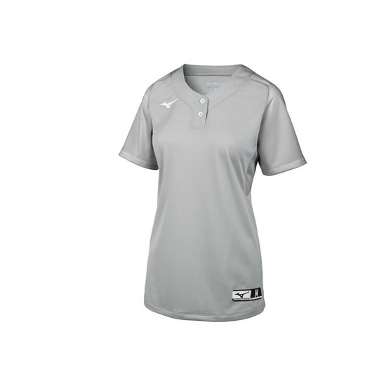 Mizuno Aerolite 2-Button Softball Jersey Dam Grå | 137089EHS