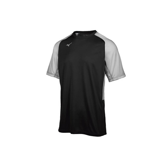 Mizuno Aerolite Crew Baseball Jersey Herr Svarta Grå | 580739VUF