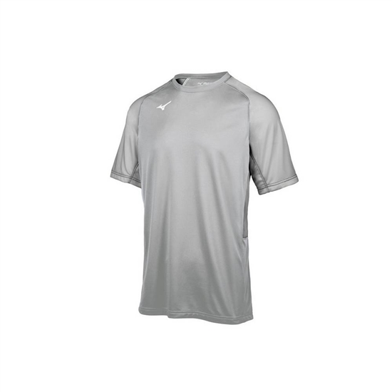 Mizuno Aerolite Crew Baseball Jersey Herr Grå | 861075WAU