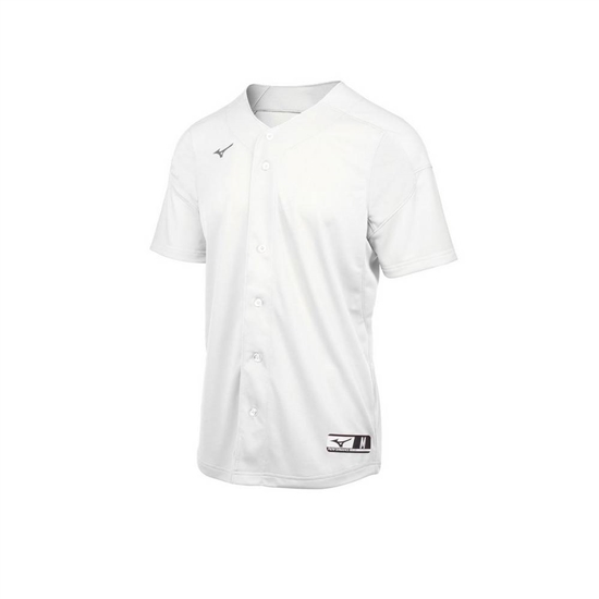 Mizuno Aerolite Full Button Baseball Jersey Herr Vita | 571948EUF