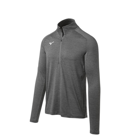 Mizuno Alpha 1/2 Zip Sweatshirt Herr Grå | 730569GPV