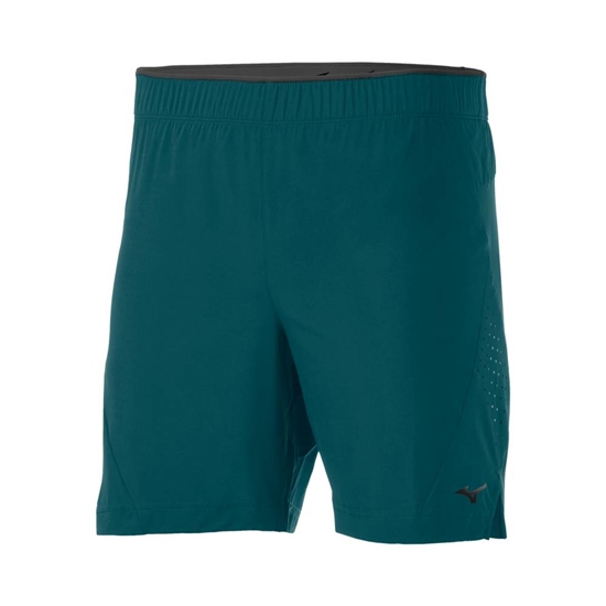 Mizuno Alpha 7" Löpar Shorts Herr Gröna | 405863XVQ