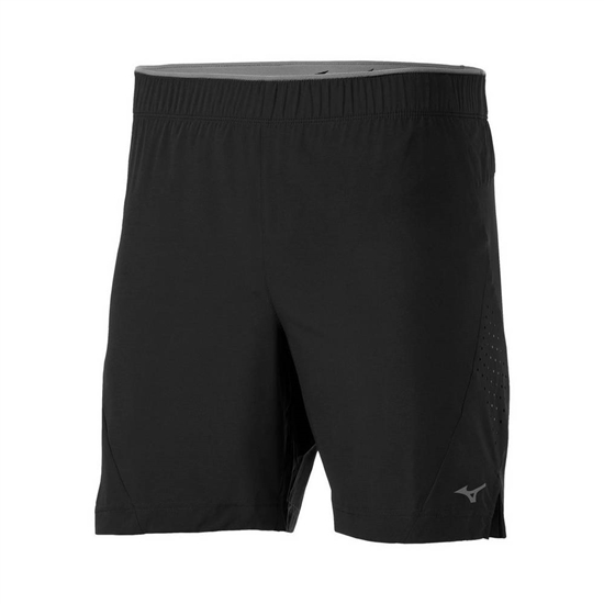 Mizuno Alpha 7" Löpar Shorts Herr Svarta | 624903QGR