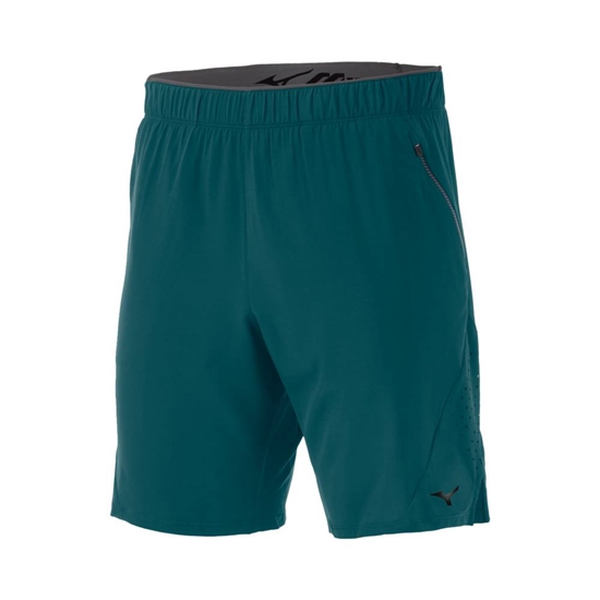 Mizuno Alpha 9" Löpar Shorts Herr Gröna | 761032CHE