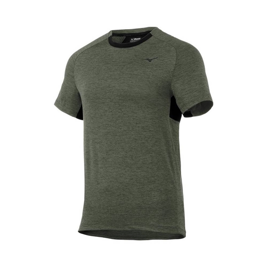 Mizuno Alpha Korta Sleeve T shirts Herr Gröna | 957310XRH