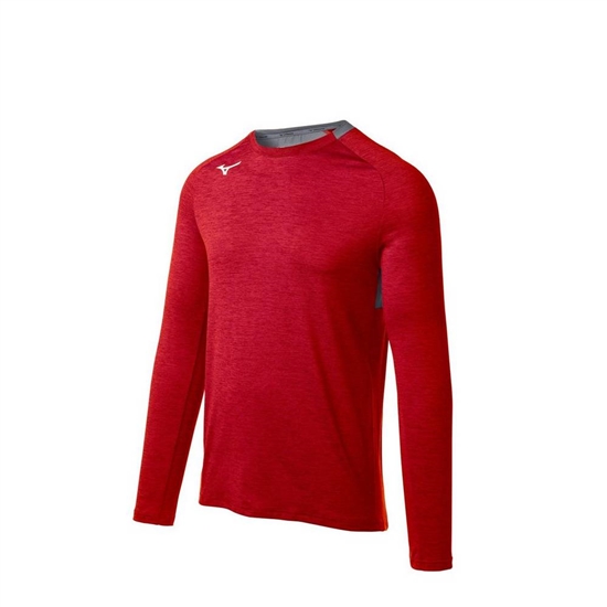 Mizuno Alpha Long Sleeve Blast Herr Röda | 836541TUI