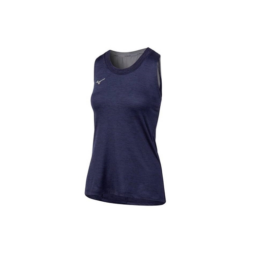 Mizuno Alpha Tank Tops Dam Marinblå | 784509JTW