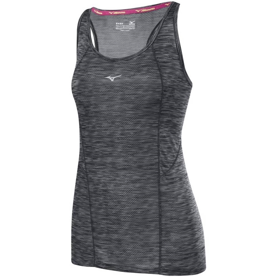 Mizuno Alpha Vent Löpar Tank Tops Dam Svarta | 316540IJR