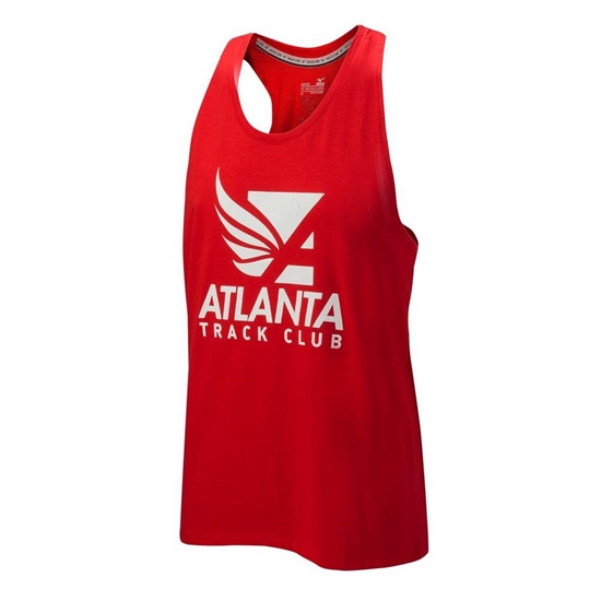 Mizuno Atlanta Track Club 50/50 Tank Tops Herr Röda | 270568LAK