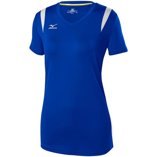 Mizuno Balboa 5.0 Long Sleeve Volleyball Jersey Dam Kungsblått Silver | 652794WCB