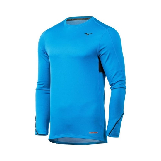 Mizuno Breath Thermo Base Layer Herr Blå | 420756SLE