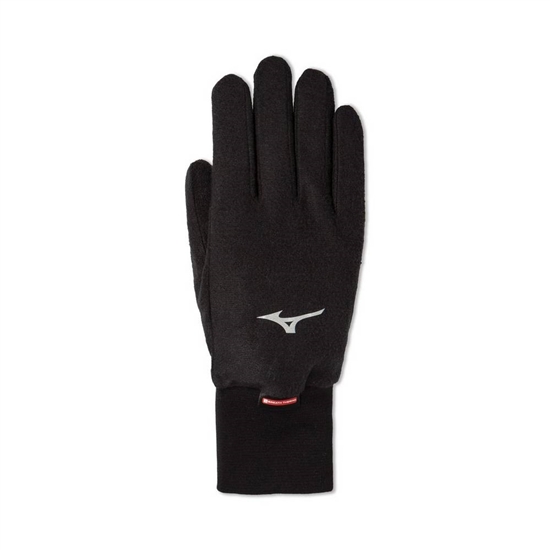 Mizuno Breath Thermo Fleece Handskar Dam Svarta | 675180QCY