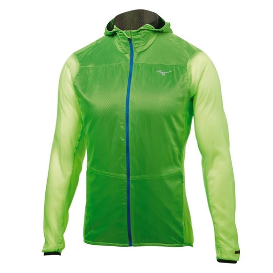 Mizuno Breath Thermo Hoody Jacka Herr Gröna | 421069HBI