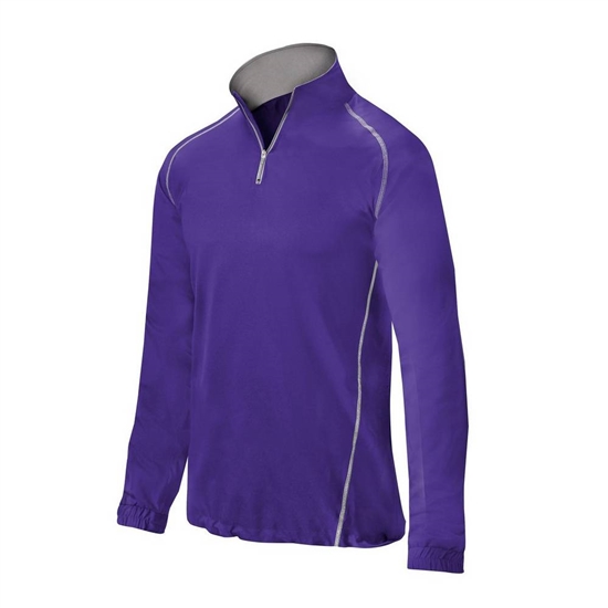 Mizuno Comp 1/4 Zip Batting Jacka Herr Lila | 328740JDY