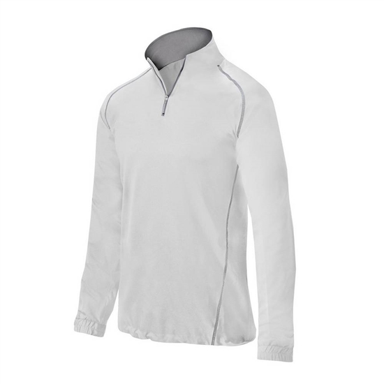 Mizuno Comp 1/4 Zip Batting Jacka Herr Vita | 052689FIA